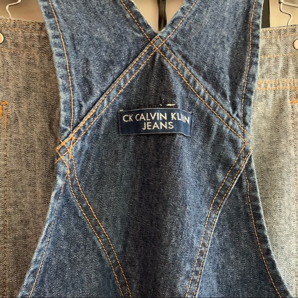 Vintage CK CALVIN KLEIN JEANS Baggy Denim Overalls - Picture 11 of 11